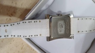 Reloj Lotus Mujer Plata y Blanco