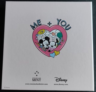 NIUE 2$ 2023 Plata 1 oz Mickey Minnie Disney Love
