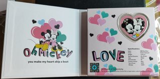 NIUE 2$ 2023 Plata 1 oz Mickey Minnie Disney Love