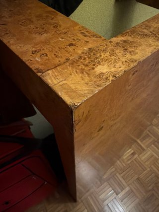 Mesa de centro de madera de raíz