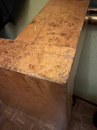 Mesa de centro de madera de raíz