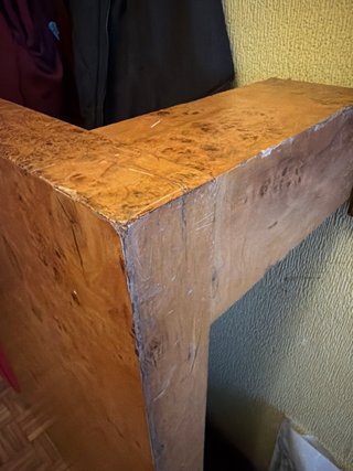 Mesa de centro de madera de raíz