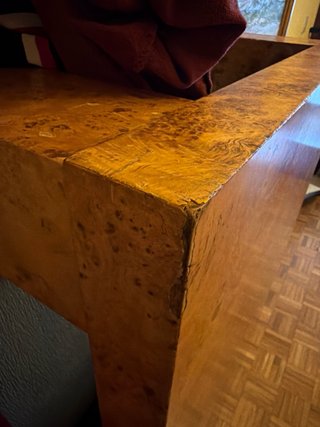 Mesa de centro de madera de raíz
