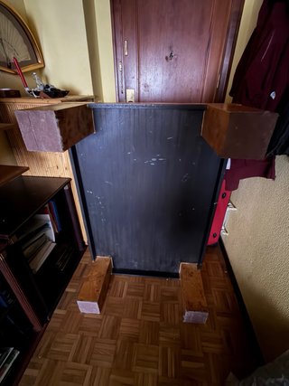 Mesa de centro de madera de raíz