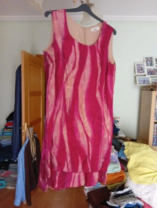 Vestido estampado rojo