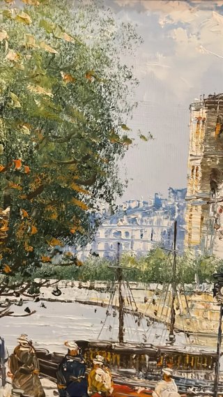 Óleo Notre Dame París