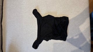 Camisa negra corta niña Talla 10-11