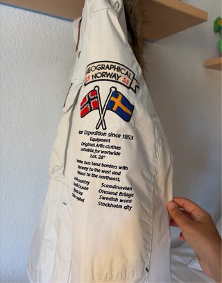 Chaqueta Geographical Norway Unisex Blanca