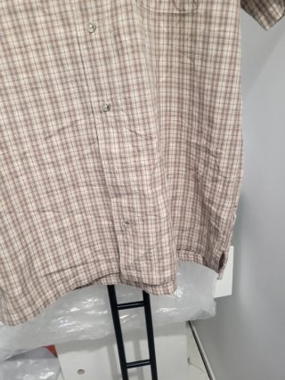 Camisa Columbia Cuadros Manga Corta Talla XL