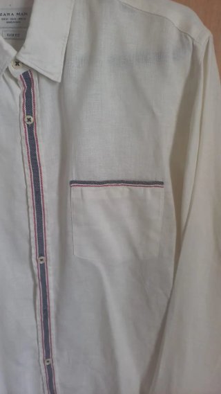 Camisa Zara Lino Talla M
