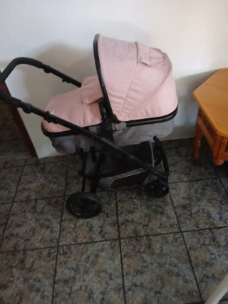 Carro de bebé niña rosa