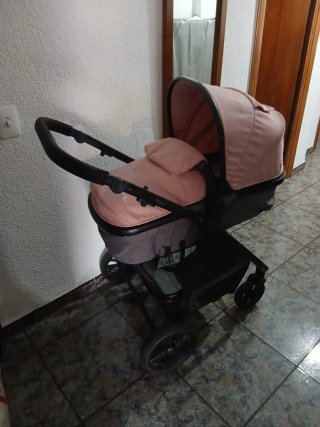 Carro de bebé niña rosa