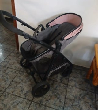 Carro de bebé niña rosa