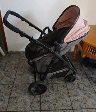 Carro de bebé niña rosa
