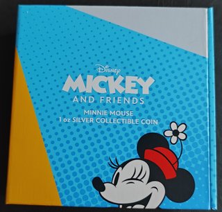 NIUE 2$ 2023 Minnie Mouse Plata 1 oz
