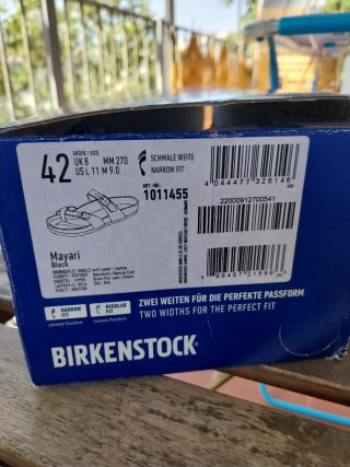 Sandalias Birkenstock Mujer Talla 42 Negras