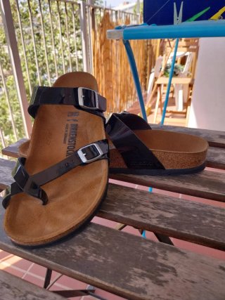 Sandalias Birkenstock Mujer Talla 42 Negras