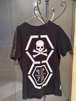 Camiseta Philipp Plein Negra Talla M