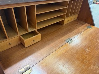 Escritorio Bureau Madera de Nogal Maciza