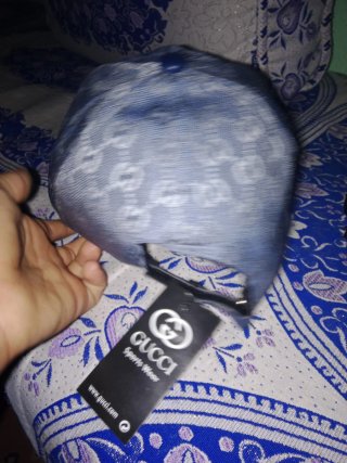 Gorra Gucci Azul y Gris