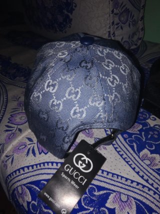 Gorra Gucci Azul y Gris