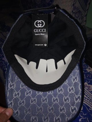 Gorra Gucci Azul y Gris