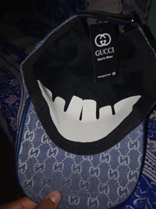Gorra Gucci Azul y Gris
