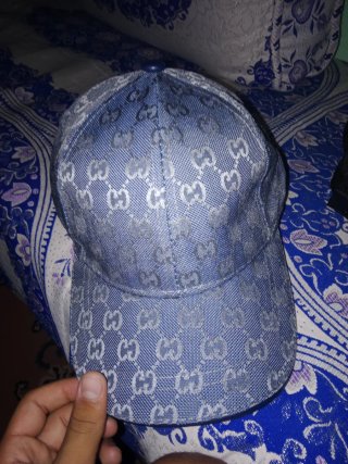 Gorra Gucci Azul y Gris