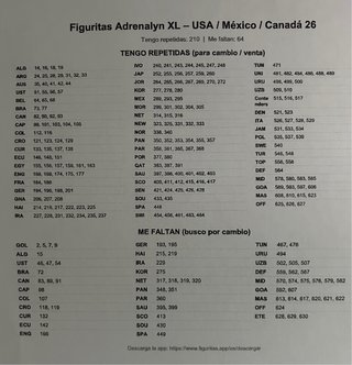 Lata Cromos Adrenalyn XL FIFA CAN MEX USA