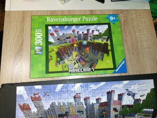 2 Puzzles Ravensburger Minecraft XXL