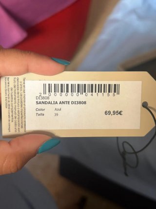 Sandalias Aïta Talla 39 Azul