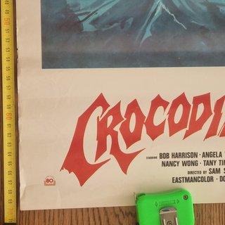 Locandina originale film horror Crocodile 1982