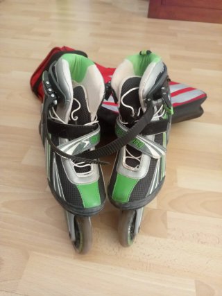 Patines en línea Boomerang + Bolso + protectores