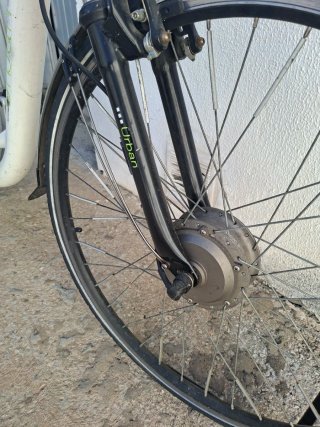 Bicicleta eléctrica urbana sin batería
