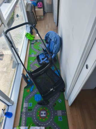 Silla Stokke Beat + capazo + plástico + vaso