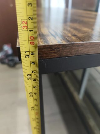 Mesa auxiliar madera y metal