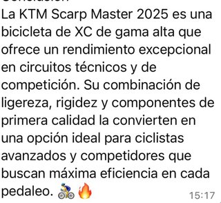 MTB KTM Anno 2025 Opportunità
