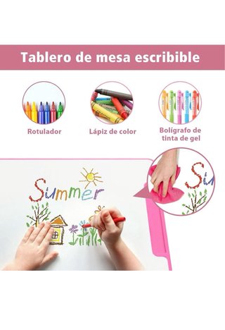 Escritorio infantil reclinable y ajustable