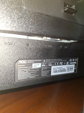 Monitor Gaming AOC 24G2U/BK 23.8