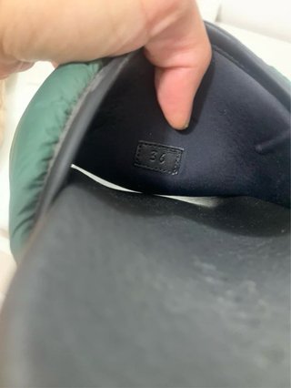 Chanclas Gucci Goma Verde y Rojo