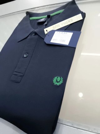 Polo Ascot mezza manica blu taglia 6XL