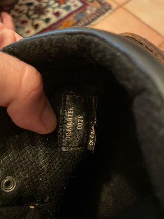 Dr. Martens Stivali Pelle Marrone 38EU steel toe