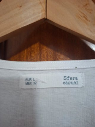 Lote de dos camisetas sim manga.