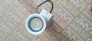 Aplique de pared plateado
