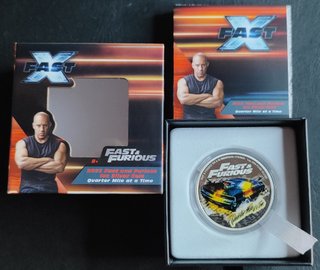NIUE 2$ 2023 Plata 1oz Fast & Furious Quarter Mile