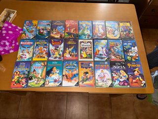 Lote Películas Disney VHS