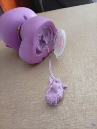 Juguete unicornio morado
