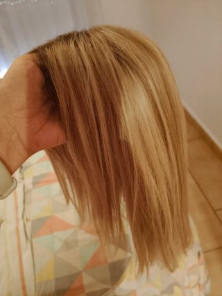 Peluca Oncológica Pelo Natural Rubio Lace Front