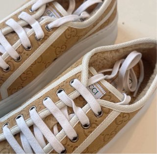 Zapatillas Gucci lona borreguito