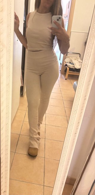Conjunto Zara Beige Talla S